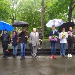 Возложение цветов к памятнику детям, погибшим в годы Великой Отечественной войны