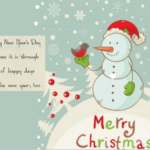 Новогодние и рождественские открытки с поздравлениями